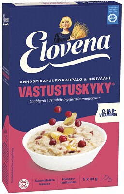 Elovena Annospikapuuro Vastustuskyky Karpalo-inkivääri