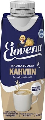 Elovena Kaurajuoma Kahviin 2,5dl