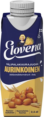 Elovena Välipalakaurajuoma Aurinkoinen