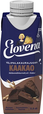 Elovena Välipalakaurajuoma Kaakao