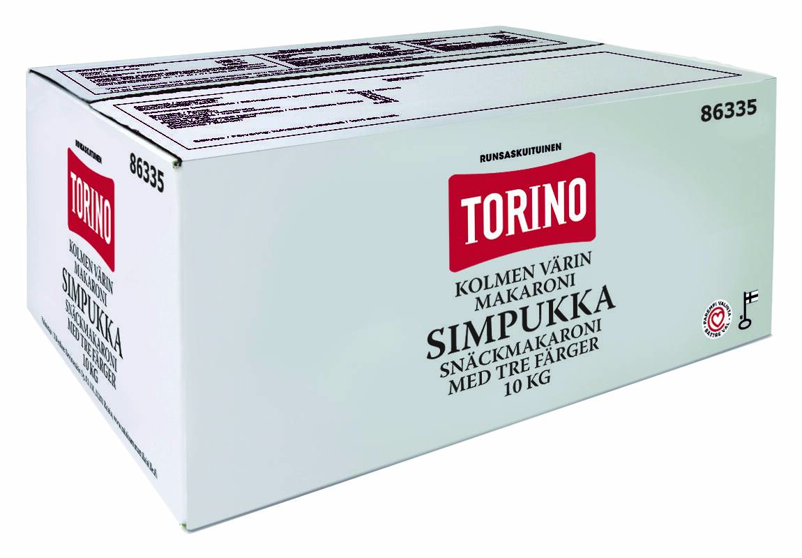 Torino Kolmen Värin Simpukkamakaroni 10kg