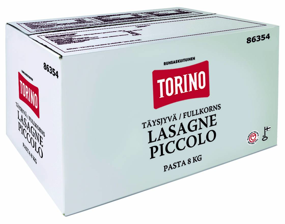 Torino Täysjyvä Lasagne Piccolo 8kg